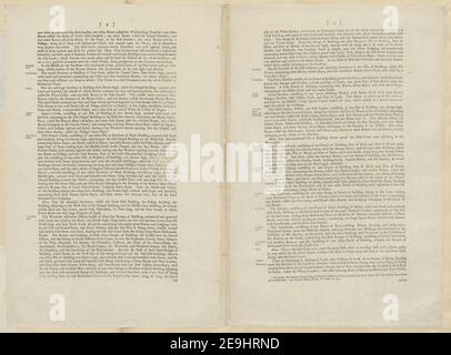 Eine Beschreibung des alten Palastes von Richmond. Karteninformationen: Titel: Eine Beschreibung des Alten Palastes von Richmond. 41,19.a. Ehemaliger Besitzer: George III., König von Großbritannien, 1738-1820 Stockfoto