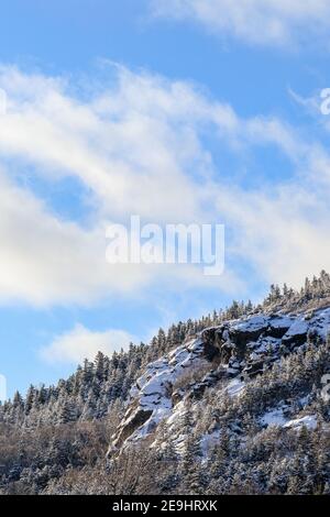 Künstler Bluff in Franconia Notch, New Hampshire, USA Stockfoto