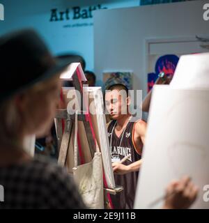 Art Battle, Toronto Stockfoto