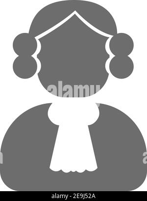 Jury Anzug, Illustration, Vektor auf weißem Hintergrund. Stock Vektor