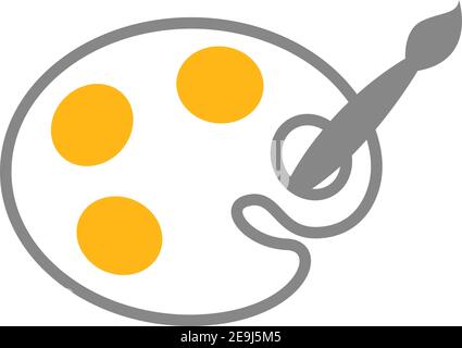 Art-Klasse, Illustration, Vektor auf weißem Hintergrund. Stock Vektor