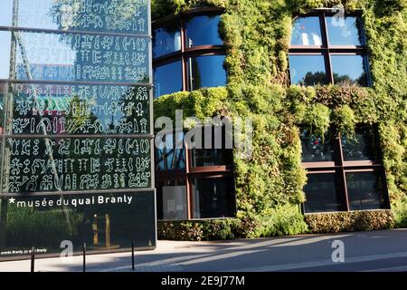 Paris, Frankreich Musee du Quai Branly Stockfoto