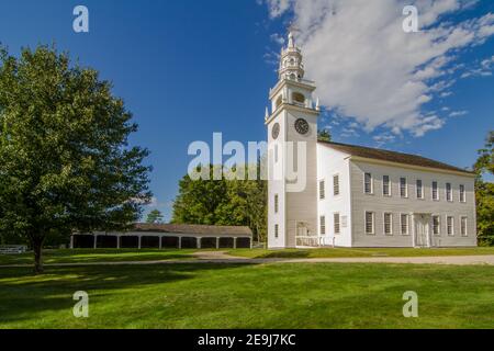 Das Jaffrey Meeting House in Jaffrey, New Hampshire Stockfoto