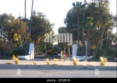 Malibu, Kalifornien, USA 4th. Februar 2021 EIN allgemeiner Blick auf die Atmosphäre der Malibu Colony am 4. Februar 2021 in Malibu, Kalifornien, USA. Foto von Barry King/Alamy Stockfoto Stockfoto