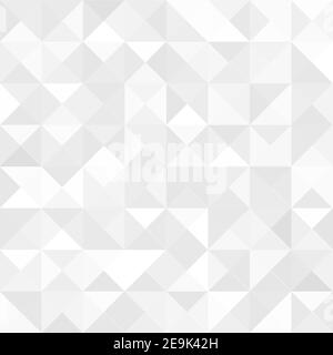 Abstrakter Grauer Und Weißer Quadratischer Hintergrund, Steine, Rechteck, Quadrat Stock Vektor