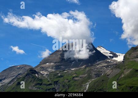 Alpenlandschaft an der Großglockner Hochalpenstraße Stockfoto