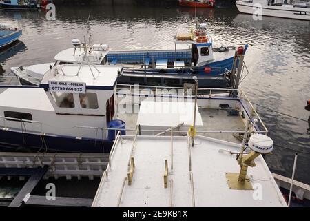 Fischereihafen von Seahouses in Northumberland, England Stockfoto