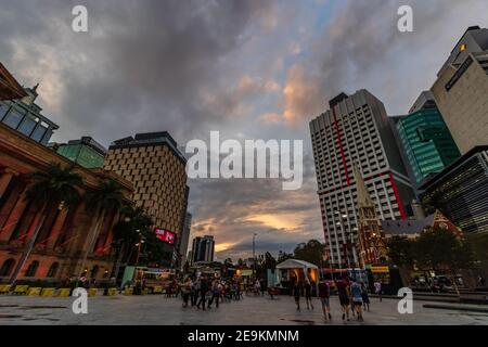 Alte Gebäude in Brisbane, Australien, 2021 Stockfoto