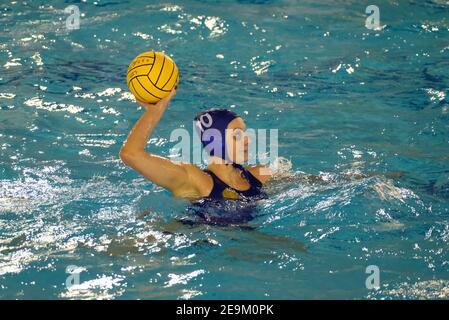 Verona, Italien. Februar 2021, 5th. Verona, Italien, Monte Bianco Pools, Februar 05, 2021, Evgeniia Soboleva - Kinef Surgutneftegas during CE Mediterrani vs Kinef Surgutneftgas - Waterpolo EuroLeague Frauen Spiel Kredit: Roberto Tommasini/LPS/ZUMA Wire/Alamy Live News Stockfoto