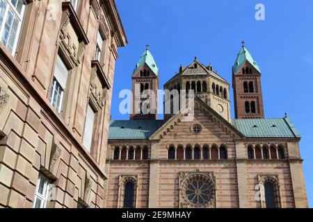 Dom zu Speyer, Rheinland-Pfalz, Deutschland Stockfoto