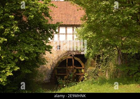 Eine Wassermühle im Open wir Museum, detmold Stockfoto