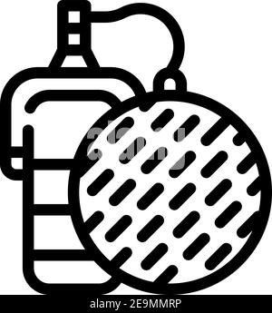 Mikrofon mit Symboldarstellung für Netzlinien Stock Vektor