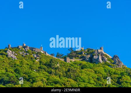 SINTRA, PORTUGAL, 30. MAI 2019: Innenraum des Nationalpalastes in Sintra, Portugal Stockfoto