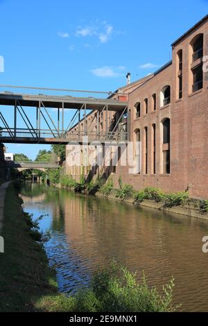 Washington DC, USA. Postindustrieller Canal Park im Stadtteil Georgetown. Stockfoto