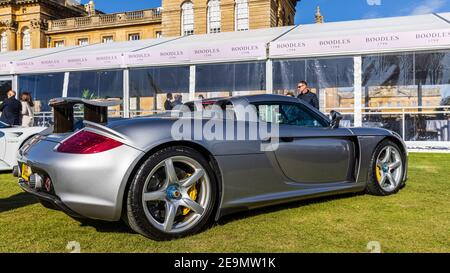 Porsche Carrera GT auf dem Concours d’Elegance Am 26. September 2020 im Schloss Blenheim Stockfoto