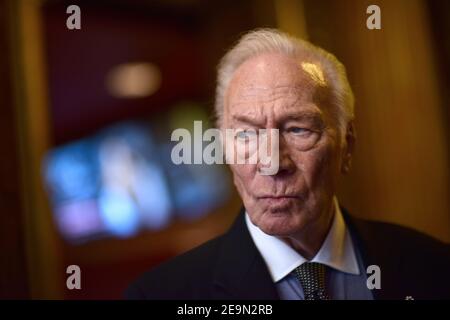 Toronto, Kanada. September 2016, 15th. Schauspieler Christopher Plummer nimmt am 15. September 2016 an der Fotoschau "The Exception" während des Toronto International Film Festival 2016 im Elgin Theatre in Toronto, Kanada, Teil. (Foto von Anthony Behar) *** Bitte benutzen Sie Credit from Credit Field *** Credit: SIPA USA/Alamy Live News Stockfoto