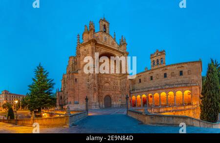 Blick auf das Kloster San Esteban in Salamanca, Spanien Stockfoto