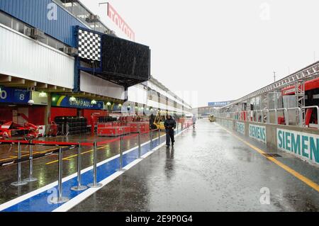 Atmosphäre vor dem brasilianischen Formel 1 Grand Prix, in Sao Paulo, Brasilien am 19. Oktober 2006. Foto von Christophe Guibbaud/Cameleon/ABACAPRESS.COM Stockfoto