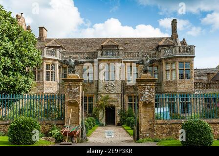 Mapperton Gardens in der Grafschaft Dorset. Stockfoto