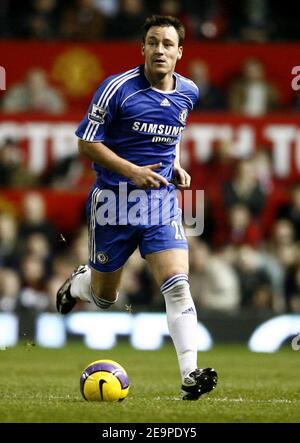 Chelsea's John Terry während der FA Barclays Premiership, Manchester United gegen Chelsea im Old Trafford Stadion in Manchester, Großbritannien am 26. November 2006. Das Spiel endete in einem Unentschieden von 1-1. Foto von Christian Liewig/ABACAPRESS.COM Stockfoto