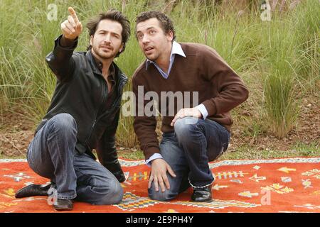 Edouard Baer und Atmen Kelif posieren während des Internationalen Filmfestivals von marrakesch 6th in Marokko am 6. Dezember 2006. Foto von Thierry Orban/ABACAPRESS.COM Stockfoto