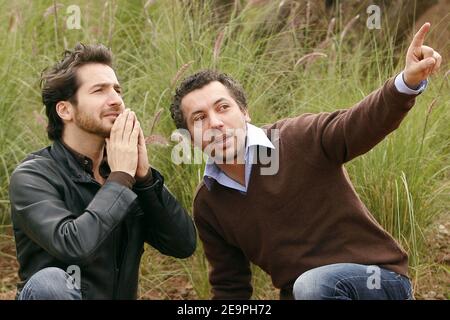 Edouard Baer und Atmen Kelif posieren während des Internationalen Filmfestivals von marrakesch 6th in Marokko am 6. Dezember 2006. Foto von Thierry Orban/ABACAPRESS.COM Stockfoto