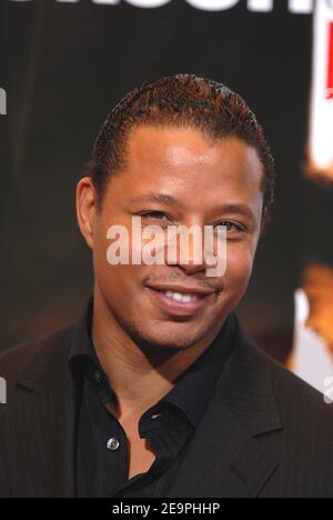 Terrence Howard besucht am 7. Dezember 2006 die Premiere von Columbia Pictures "The Pursuit of Happyness" in Los Angeles, CA, USA. Foto von Lionel Hahn/ABACAPRESS.COM Stockfoto