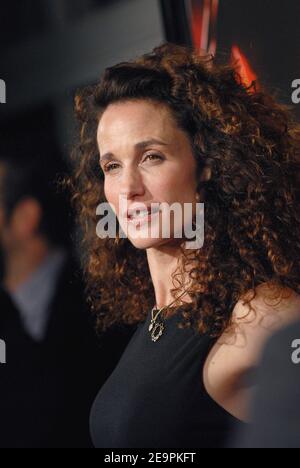 Andie McDowell nimmt an der L.A. Teil Premiere von Paramount Pictures 'Dreamgirls' am 11. Dezember 2006 im Wilshire Theater in Los Angeles, CA, USA. Foto von Lionel Hahn/ABACAPRESS.COM Stockfoto