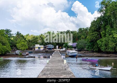 Bunaken Island, Taman National Bunaken, Manado Tua Island, Nord-Sulawesi, Indonesien Stockfoto