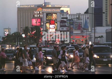 The Las Vegas Boulevard aka The Strip in Las Vegas, NV, USA, Juli 2006. Foto von Pierre Barlier/ABACAPRESS.COM Stockfoto