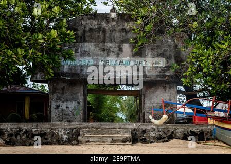 Bunaken Island, Taman National Bunaken, Manado Tua Island, Nord-Sulawesi, Indonesien Stockfoto