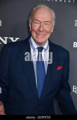 Februar 2021, 6th. DATEI: Christopher Plummer stirbt am 91. Los Angeles, USA. 19th Dez, 2017. A  Christopher Plummer 010 Credit: Tsuni/USA/Alamy Live News Stockfoto