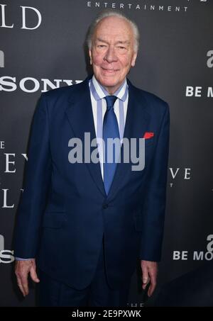 Februar 2021, 6th. DATEI: Christopher Plummer stirbt am 91. Los Angeles, USA. 19th Dez, 2017. A Christopher Plummer 009 Credit: Tsuni/USA/Alamy Live News Stockfoto