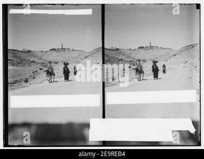 Ölberg, Bethany, etc. Ölberg aus dem bethanien Straße Stockfoto