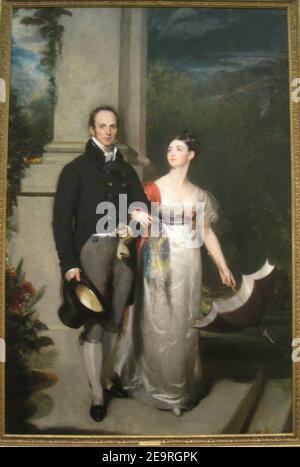 Herr und Frau James Dunlop, um 1825, von Sir Thomas Lawrence (1769-1830) - Stockfoto