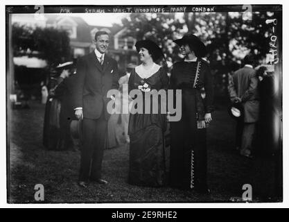 Herr Straus, Frau T. Waldmeister und Mary Condon Stockfoto