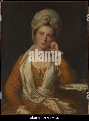 Mrs. Horton, später Viscountess Maynard von Joshua Reynolds. Stockfoto