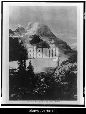 Mt. Robson - der Monarch der Kanadischen Rockies Stockfoto