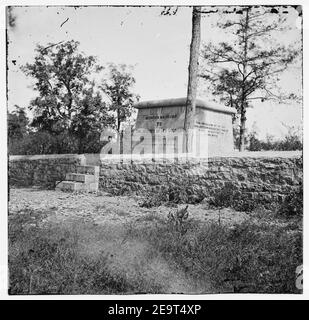 Murfreesboro, Tennessee (Nähe). Denkmal auf dem Schlachtfeld am Stones River im Jahr 1863 Stockfoto