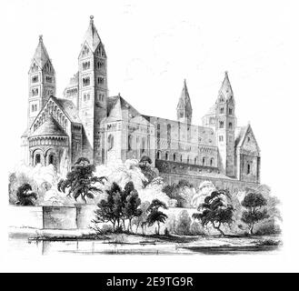 MZK 003 Nr 01 Abb. 11 Dom zu Speier. Stockfoto