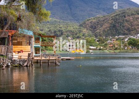 Atitlan See in Guatemala. Stockfoto