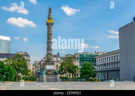 Ansicht der Kongresssäule in Brüssel, Belgien Stockfoto