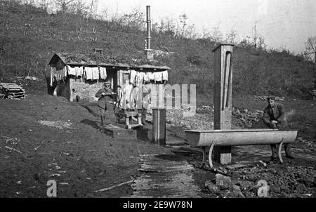 1. Weltkrieg Deutsches Heer leichter Granatwerfer / leichter Minenwerfer Alte Ausführung - 1st Weltkrieg Deutsche Armee Light Grenade Launcher / Light Mine Launcher Alte Version Stockfoto