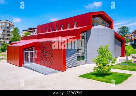 Museum mit Mosaiken der kleinen Basilika in Plovdiv, Bulgarien Stockfoto