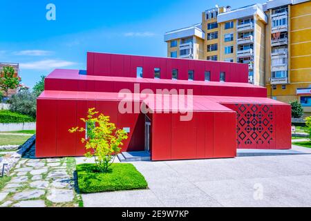 Museum mit Mosaiken der kleinen Basilika in Plovdiv, Bulgarien Stockfoto