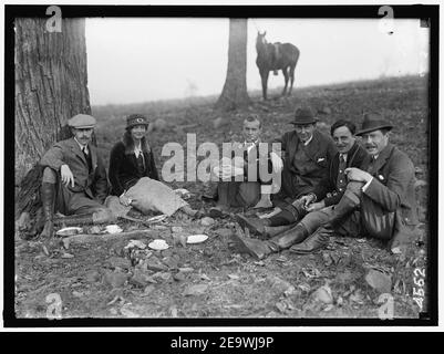 Nationale BEAGLE CLUB VON AMERIKA. H. in der WHITEHOUSE; Fräulein FARGO; CHALMERS HOLZ, JR.; ARTHUR SCOTT LAST. J.C. COOLEY; W.F. WHITEHOUSE Stockfoto