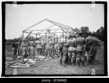 Nationalgarde, Mt. Gretna, (Pennsylvania), 1913 Stockfoto