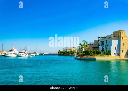 Limassol Marina auf Zypern Stockfoto