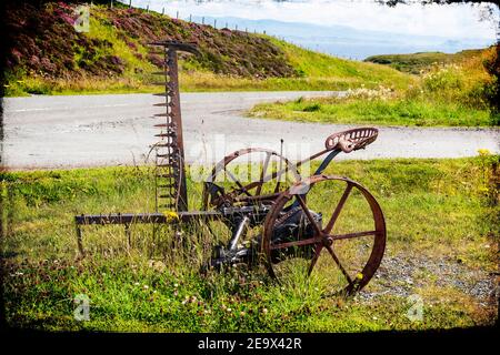 Antiker McCormick Hay Mower Stockfoto