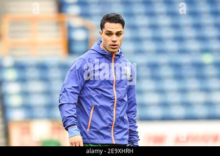 Joey Pelupessy #8 von Sheffield Mittwoch Aufwärmen vor ko in London, Großbritannien am 2/6/2021. (Foto: Phil Westlake/News Images/Sipa USA) Stockfoto